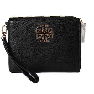 Authentic Tory Burch Pebbled Leather ZIP Pouch